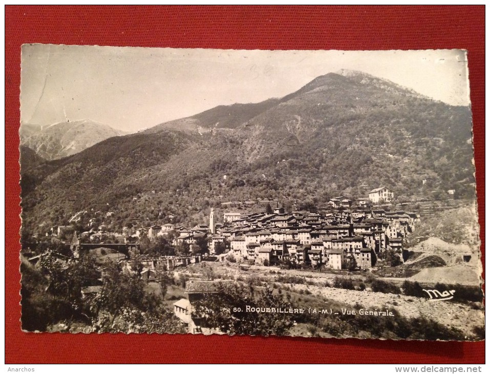 06 Alpes Maritimes  ROQUEBILLERE  Vue Générale - Roquebilliere