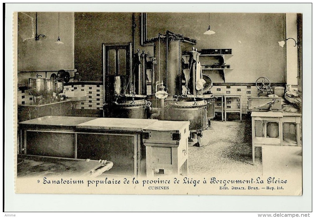 Borgoumont - La Gleize  *  Sanatorium Populaire De La Province De Liège - Cuisines - Stoumont