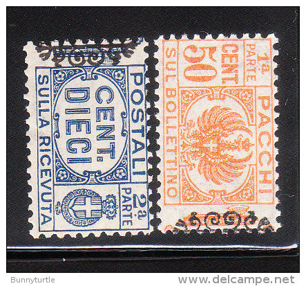 Italy 1945 Parcel Post Stamps 2v MNH - Paketmarken