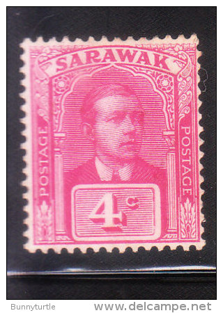 Sarawak 1918-23 Sir Charles Vyner Brooke 4c Used - Sarawak (...-1963)