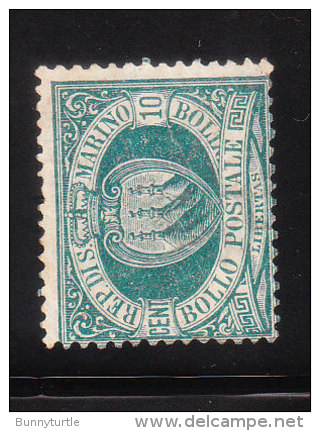 San Marino 1877-99 Numerals 10c Used - Usados