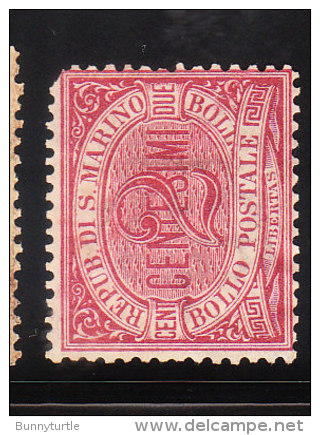 San Marino 1877-99 Numerals 2c Used - Usados