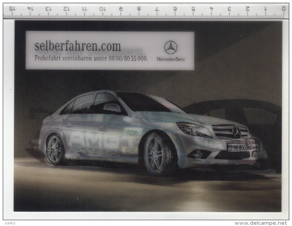 Mercedes-Benz C-Klasse - Carte 3D - Cartes Stéréoscopiques