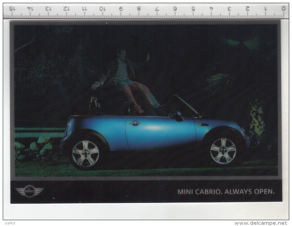 Mini Cabrio. Always Open - Carte 3D - Cartes Stéréoscopiques