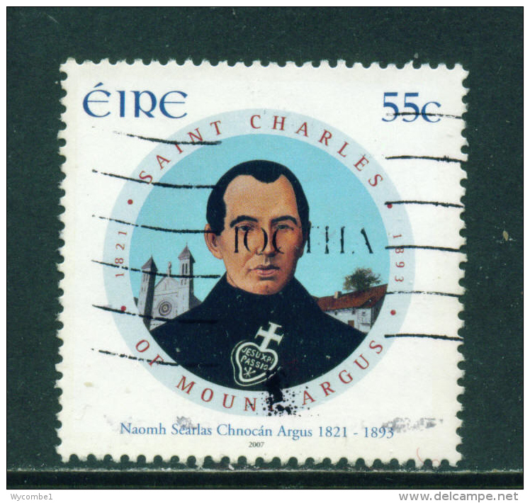 IRELAND  -  2007  Blessed Charles Of Mount Argus  55c  Used As Scan - Usati