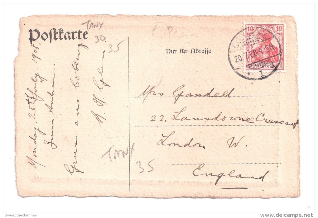 POSTMARK BRIEFMARKE CPA Coblenz, Schiffbrücke Et Burg Ehrenbreitstein - Koblenz