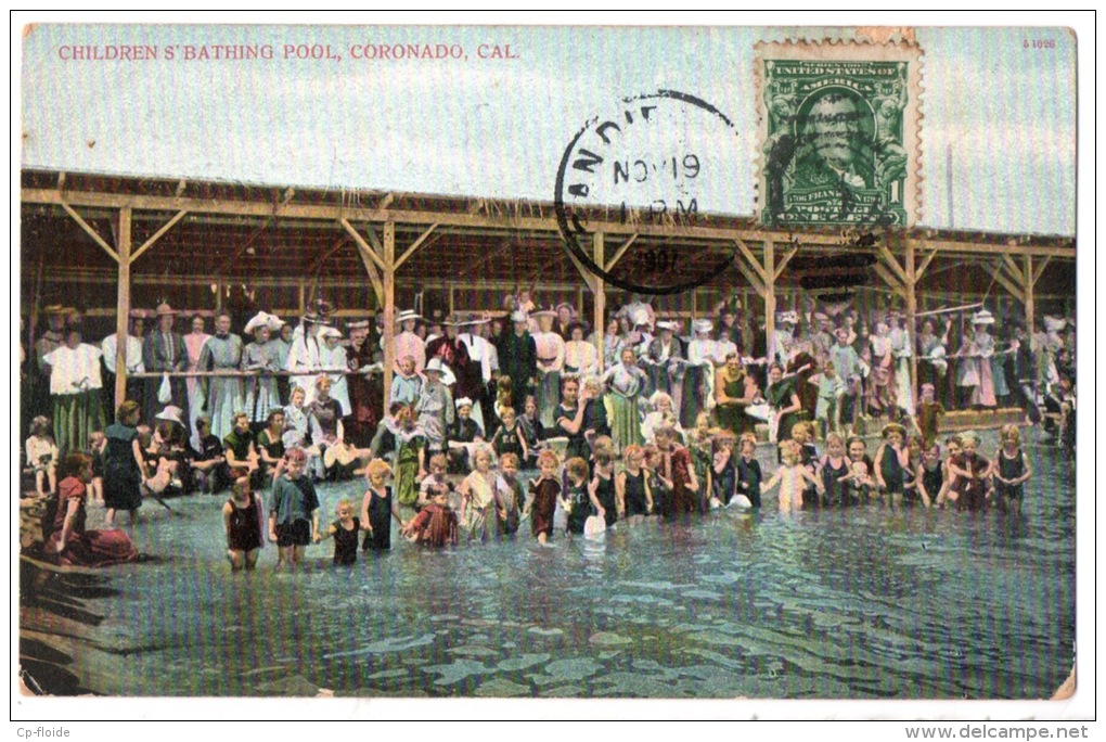 ÉTATS-UNIS . UNITED STATES . CHILDREN S' BATHING POOL, CORONADO - Réf. N°1481 - - Autres & Non Classés