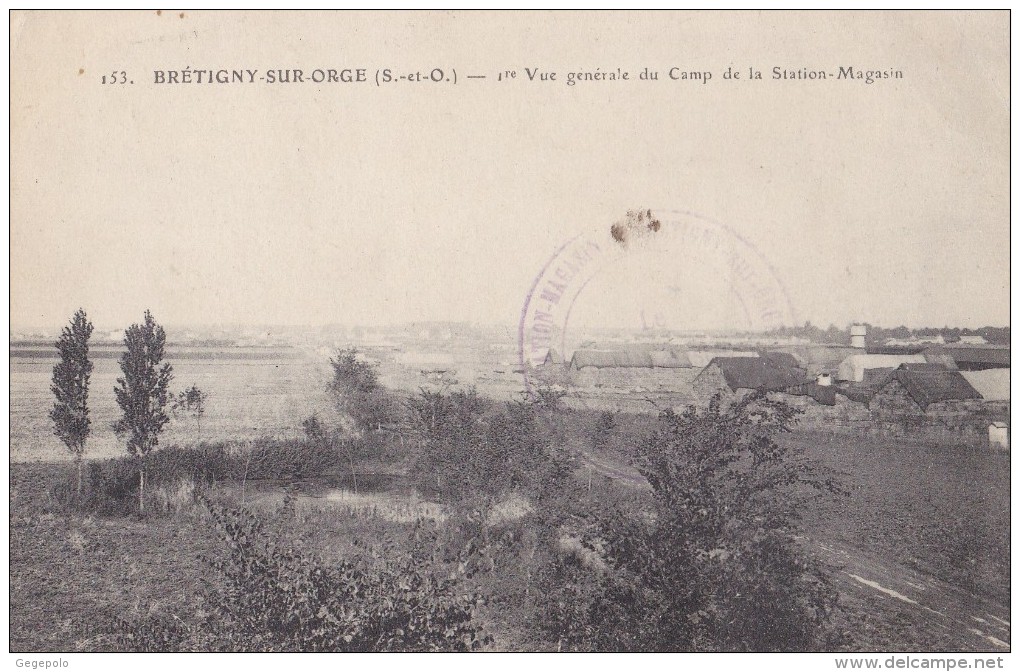 BRETIGNY Sur ORGE - Vue Générale Du Camp De La Station -Magasin - Bretigny Sur Orge