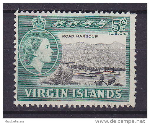 British Virgin Islands 1964 Mi. 144     5 C Queen Elizabeth II & Road Harbour - British Virgin Islands