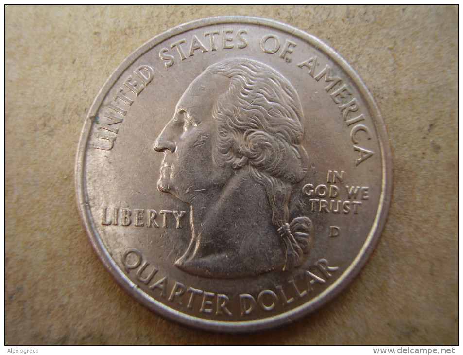 U.S.A. 2000  STATE QUARTER  "VIRGINIA"  Mark ´D´ Condition USED VERY GOOD. - Other & Unclassified