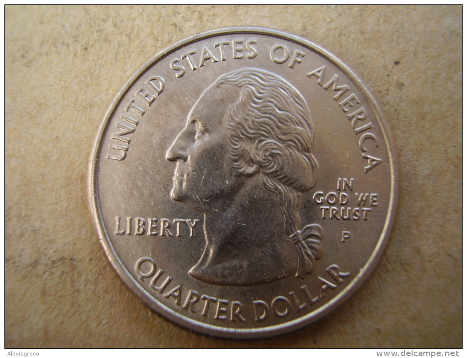 U.S.A. 2005  STATE QUARTER  "WEST VIRGINIA"  Mark ´P´ Condition USED VERY GOOD. - Other & Unclassified