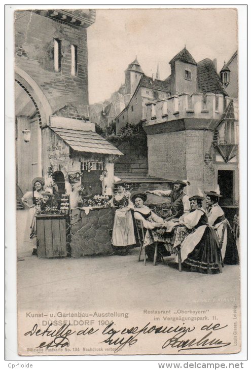 ALLEMAGNE . DEUTSCHLAND . DUESSELDORF . RESTAURANT "OBERBAYERN" IM VERGNUGUNGSPARK - Réf. N°1501 - - Duesseldorf