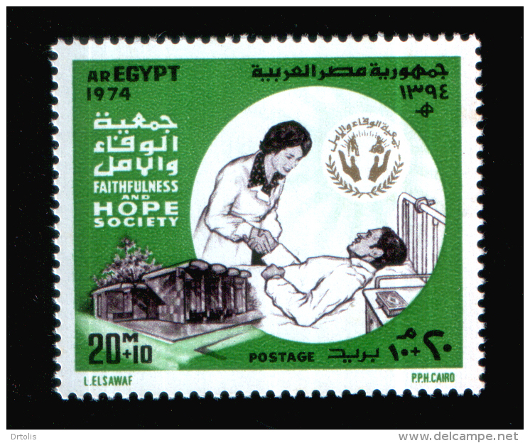 EGYPT / 1974 / MEDICINE / REHABILITATION OF THE DISABLED / SOCIETY OF FAITH & HOPE / MNH / VF - Neufs