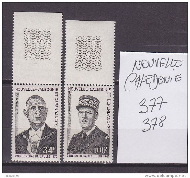 FRANCE. TIMBRE. COLONIE. NOUVELLE CALEDONIE. N° 377. 378. - Unused Stamps