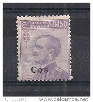 COLONIE ITALIANE  LIPSO  1912  SOPRASTAMPATI   SASS.  7  MNH VF - Egeo (Lipso)