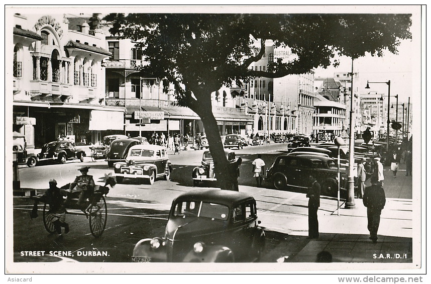 Durban Real Photo Street Scene S.A.R. /D/ 1 Cars - Afrique Du Sud