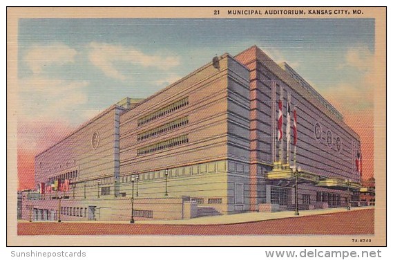 Municipal Auditorium Kansas City Missouri 1939 - Kansas City – Missouri