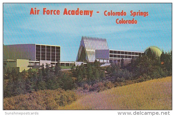 Planetarium Arnold Hall Chapel And Harmon Hall United States Air Force Academy Colorado Springs Colorado - Colorado Springs