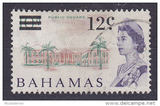 Bahamas 1966 Mi. 243     12 C Auf 10 P Queen Elizabeth II & Public Square - 1963-1973 Autonomie Interne