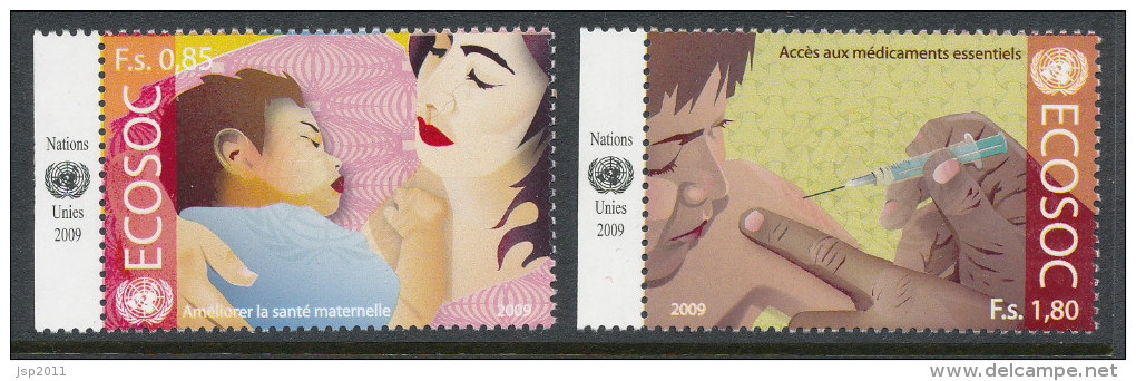 UN Geneva 2009. Michel # 652-653, MNH ** - Unused Stamps