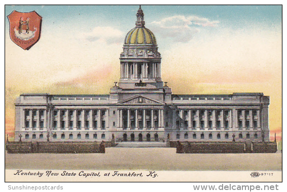 Kentucky Frankfort New State Capitol Building 1909 - Frankfort