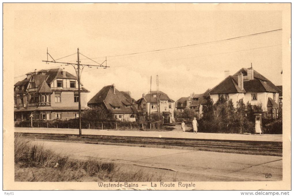 BELGIQUE - FLANDRE OCCIDENTALE - MIDDELKERKE - WESTENDE-BAINS - La Route Royale. - Middelkerke