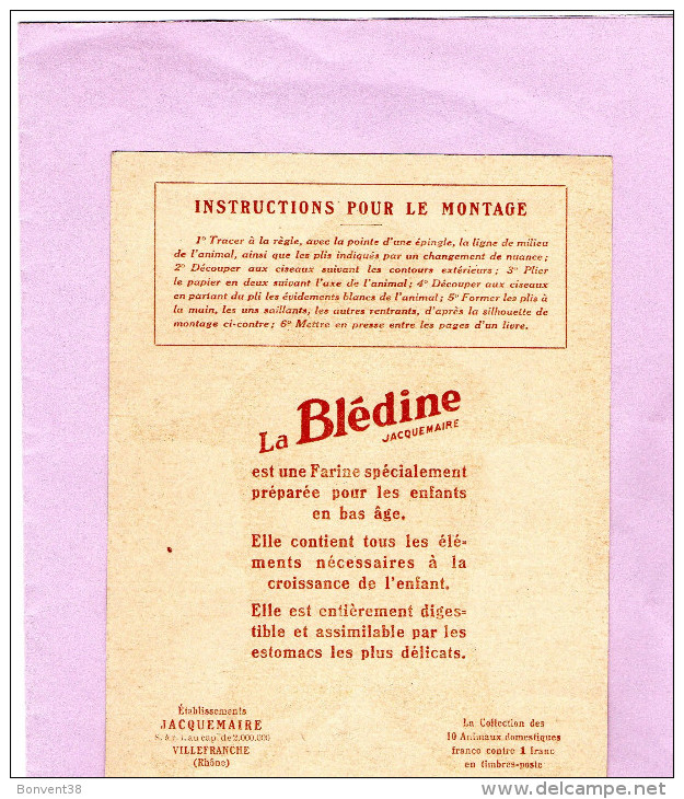 BLEDINE - Le Veau N° 3 - Etablissement Jacquemaire - Villefranche (Rhône) - Publicités