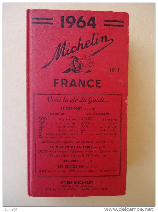 Guide Michelin  France - 1964 - - Michelin (guides)