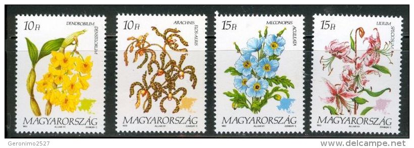 HUNGARY 1993 FLORA Plants FLOWERS - Fine Set MNH - Neufs