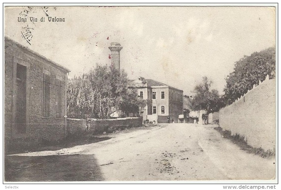 Albania 1917 Italian Army Command In WWI Military Occupation Of Valona - Avlona - Vlorë - Vlora - Albanie