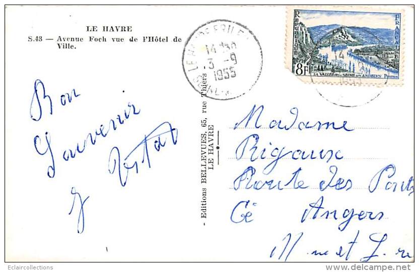 Le  Havre   76   Avenue Foch  (traction Citroen)  Année 1955 - Unclassified