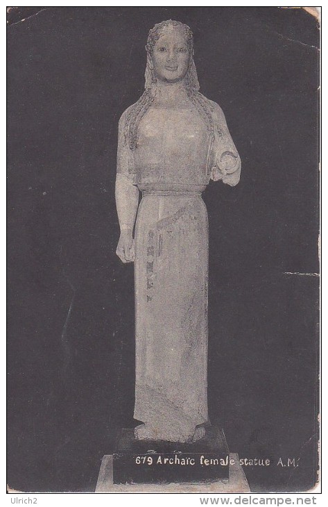 PC Archaic Female Statue (Greece)  (4426) - Skulpturen