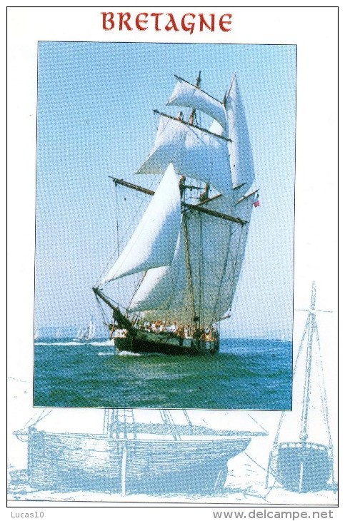 (P)  Voilier  Goelette - Sailing Vessels
