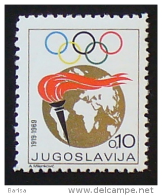 Yugoslsvia 1969: Olympic Committee*** MNH (perforation  L 9) - Ongebruikt