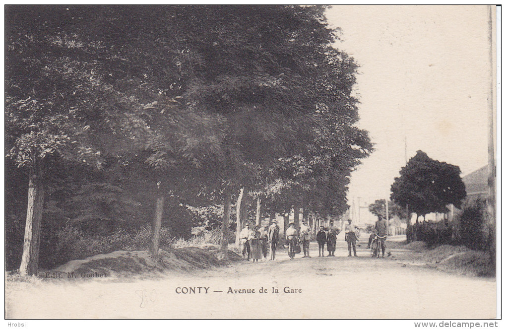 CONTY, Avenue De La Gare, écrite - Conty