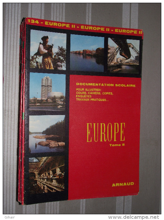 Documentation Scolaire Arnaud N°134 Europe Tome II - Fiches Didactiques