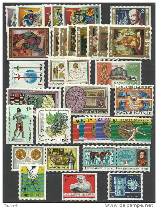 HUNGARY - Nice MNH ** Collection Of Sets And Singles. Will Be Removed From Sheets To Save On Postage Costs - Collections