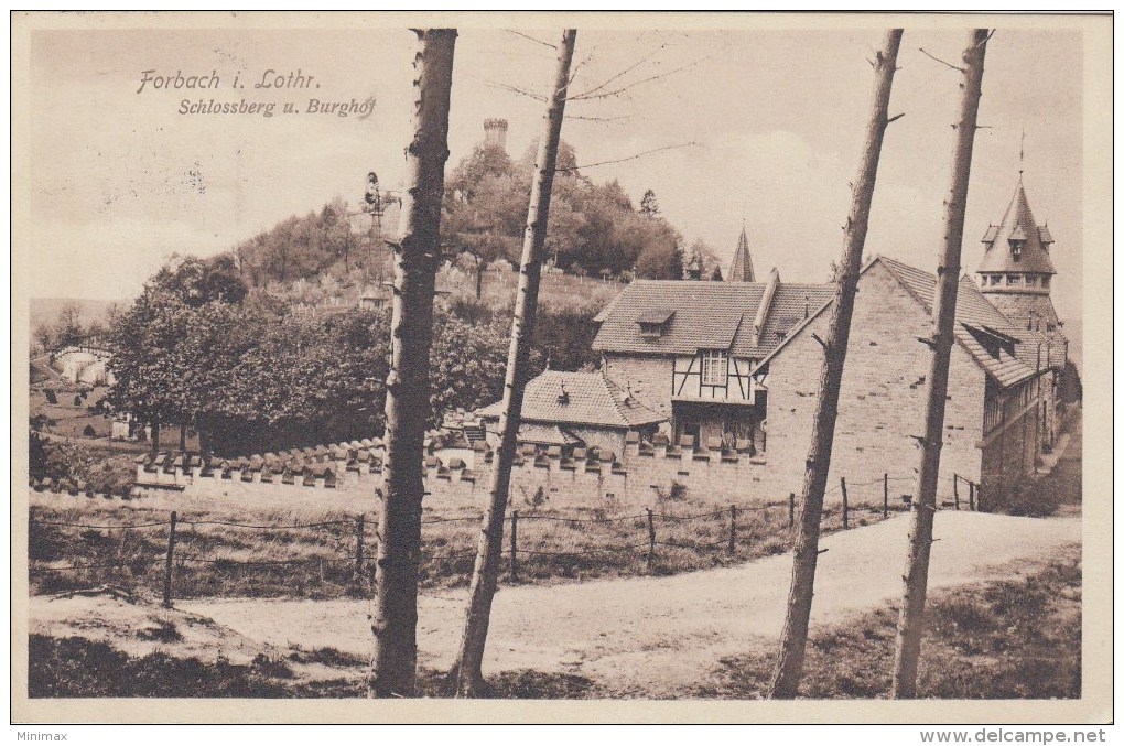 Forbach I. Lothr. - Schlossberg U. Burghof - 1913 - Forbach