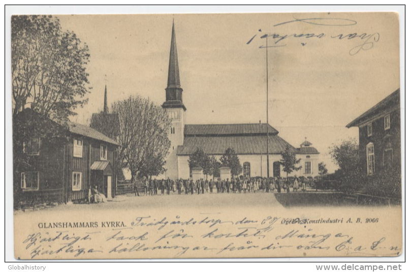 SWEDEN - GLANSHAMMARS KYRKA - Suède