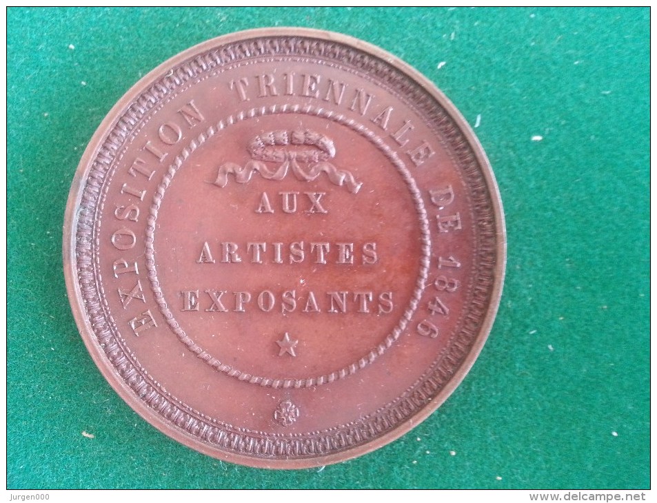 Societe Guillaume Tell D'Anvers, Exposition Triennale De 1846, 50 Gram (medailles0095) - Altri & Non Classificati
