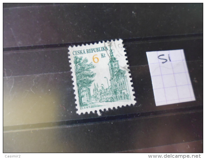 TIMBRE  OBLITERE REPUBLIQUE TCHEQUE   YVERT N°51 - Used Stamps