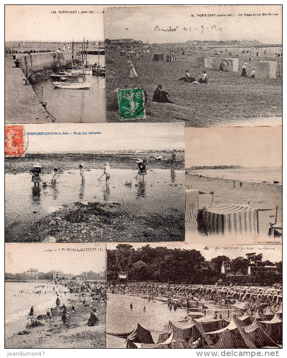 LOT 20 CARTES - 11 ROYAN - 5 PORNICHET - 1 LE POULIGIEN - 1 ST PALAIS SUR MER - 1 PORNIC - 1 SAINT POL DE LEON. - 5 - 99 Cartes