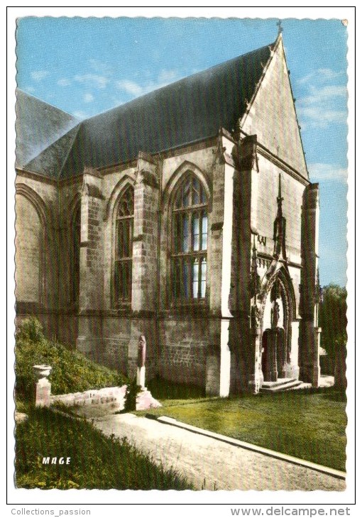 CP, 80, POIX, Eglise Saint-Denis (XVe Siècle), Voyagé En 1984, Ed : MAGE-PAULMIER Et Fils - Poix-de-Picardie