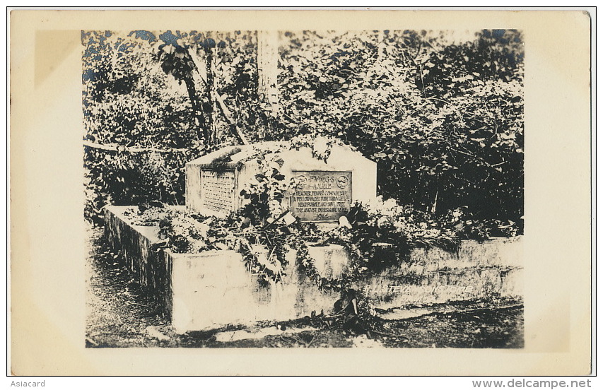 Real Photo Vailima Mont Vaea Tomb Of Robert Louis Stevenson Born In Edimburg - Samoa