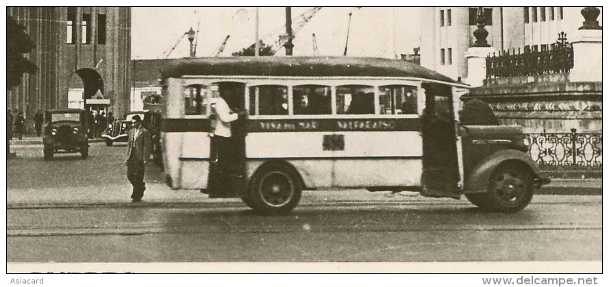 Foto Real  Valparaiso Puerto Bus Autobus - Chili