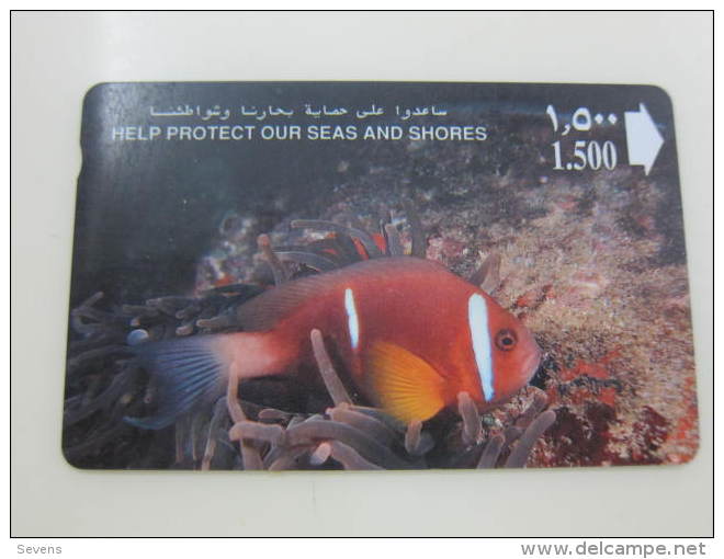 GPT Magnetic Phonecard,12OMNA Dhofar Clownfish,used - Oman