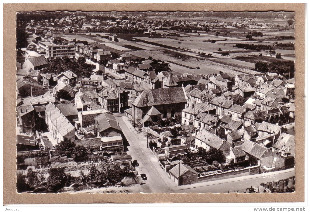 YVELINES - MONTESSON - EN AVION AU DESSUS DE ... - 5 - L'EGLISE - éditeur Lapie - Montesson