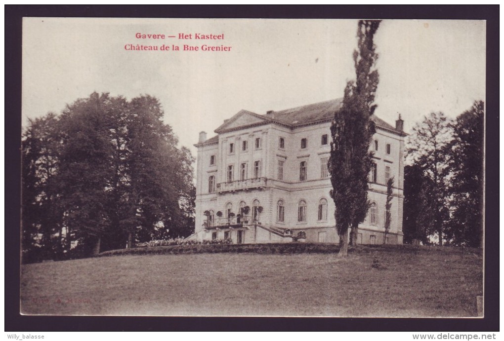 GAVERE - Het Kasteel  - Château De La Bne Grenier  // - Gavere