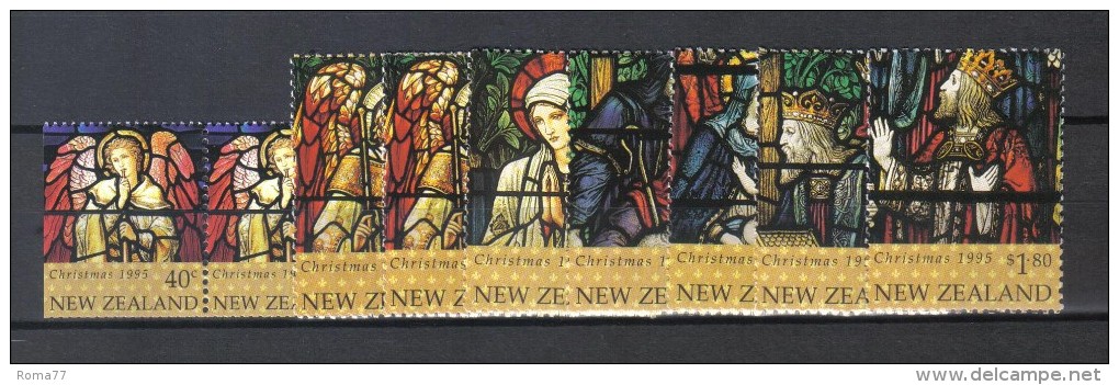 W252 - NUOVA ZELANDA , Serie Yvert N. 1378/1383  **  MNH Christmas - Unused Stamps