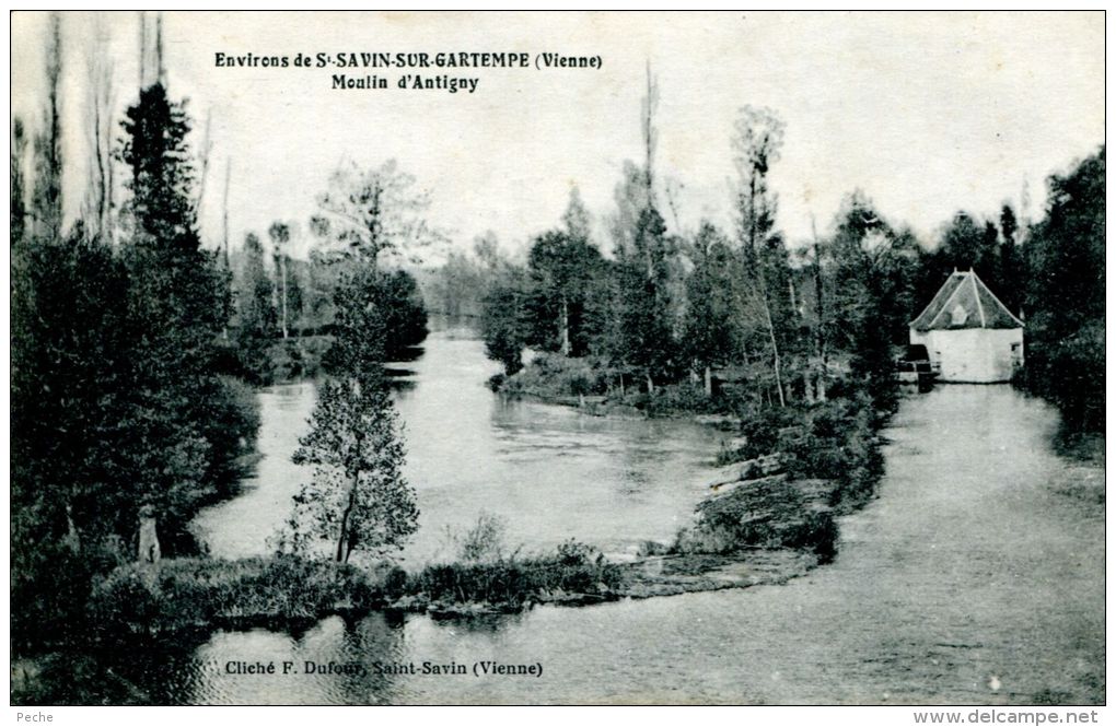 N°38194 -cpa St Savin Sur Gartempe -moulin D'Antigny- - Molinos De Agua